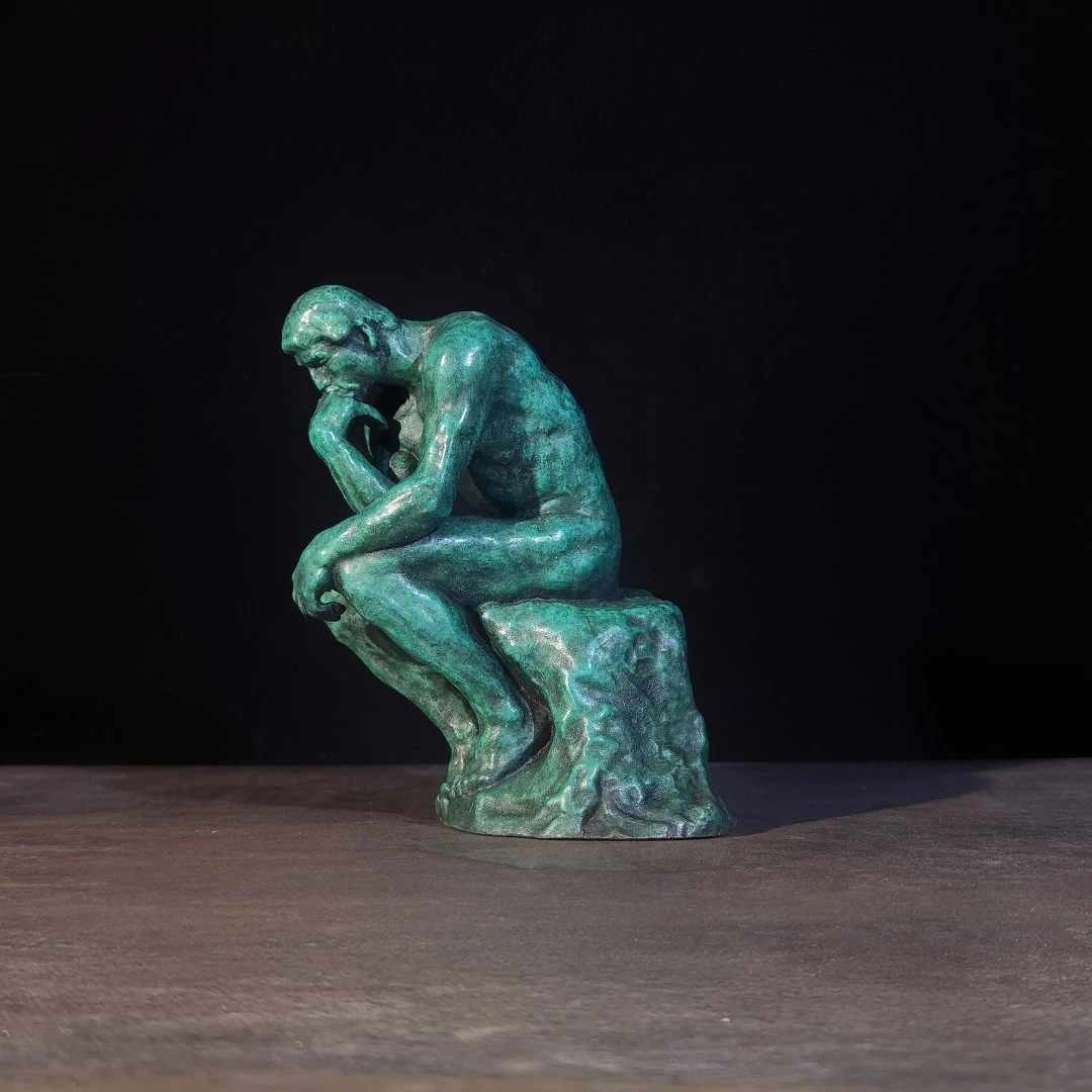 象外天工 思想者 罗丹 纯手工 摆件 艺术品 客厅 简约 把件 精美