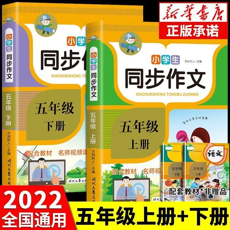 2022新五年级下册同步作文人教版阅读理解强化训练写作训练题技巧