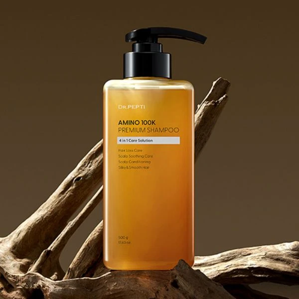 DR.PEPTI「氨基100K高级洗发水」健康强化 舒缓头皮 清爽蓬松 500g