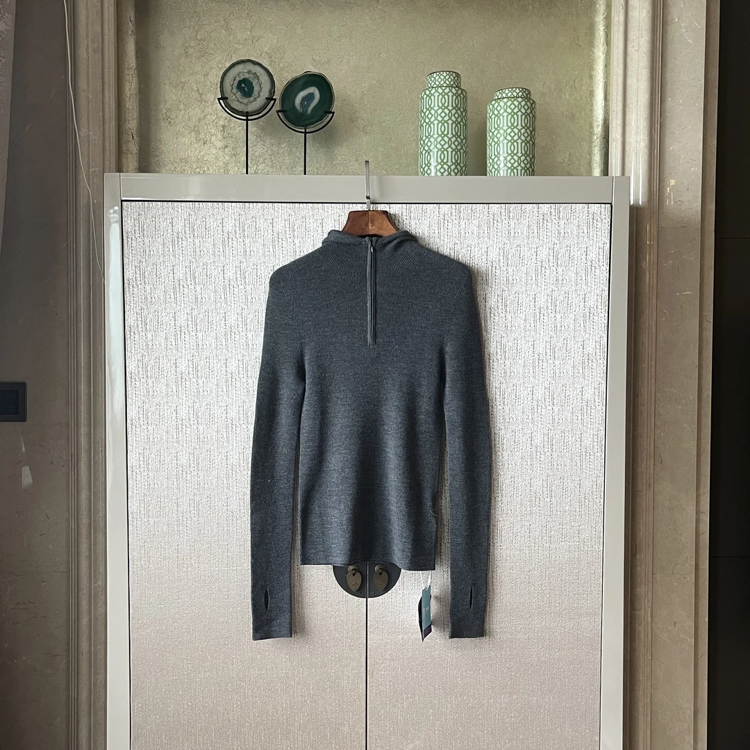 德国扬子羊毛毛针织衫纯色百搭半高领