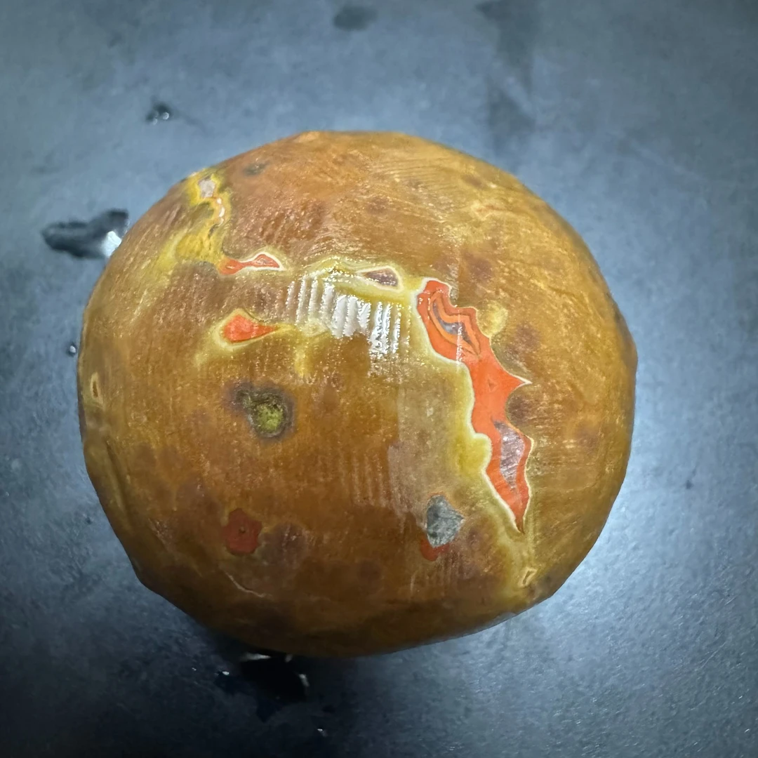 战国红玛瑙原石毛料