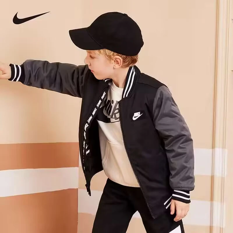 【防寒】NIKE童装男女童冬季时尚加厚梭织秋冬保暖棉服 NKN-HO-G670