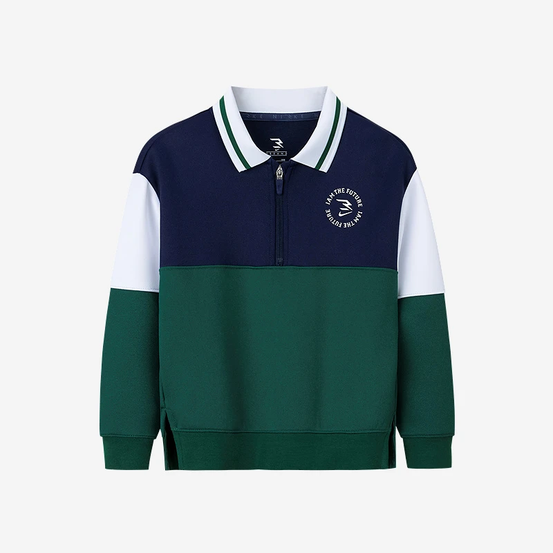 NIKE 3BRAND童装卫衣冬季男大童拼接色卫衣RWB-HZ-0901