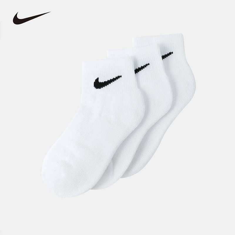 Nike耐克儿童袜子休闲百搭舒适时尚抗菌中长袜3双装NHN-3QT1289