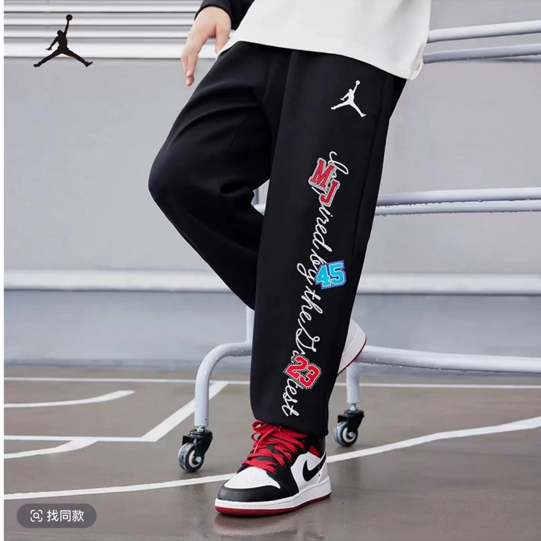 AIR JORDAN春秋休闲时尚童装长裤运动男童针织长裤JDB-WP-D105