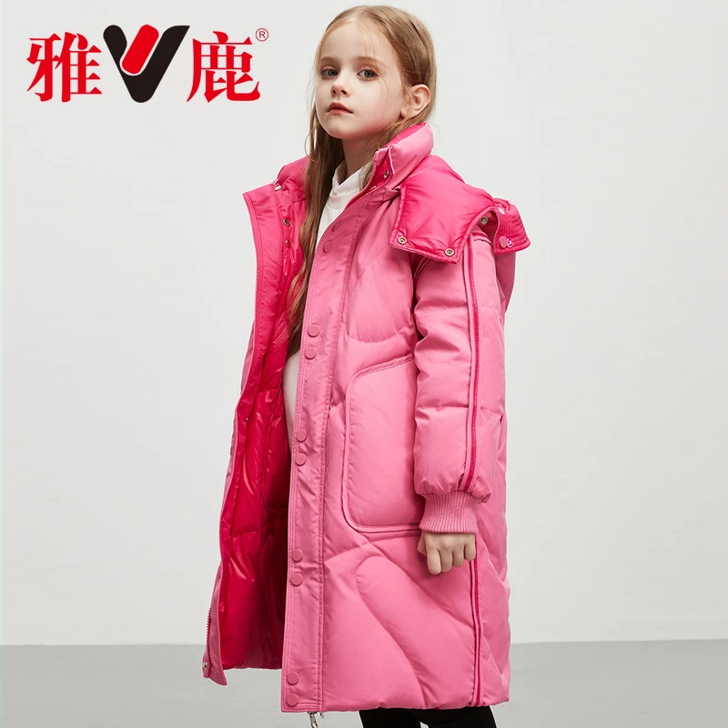 雅鹿云商羽绒服反季儿童羽绒服鸭绒洋气好看秋冬爆款保暖8520