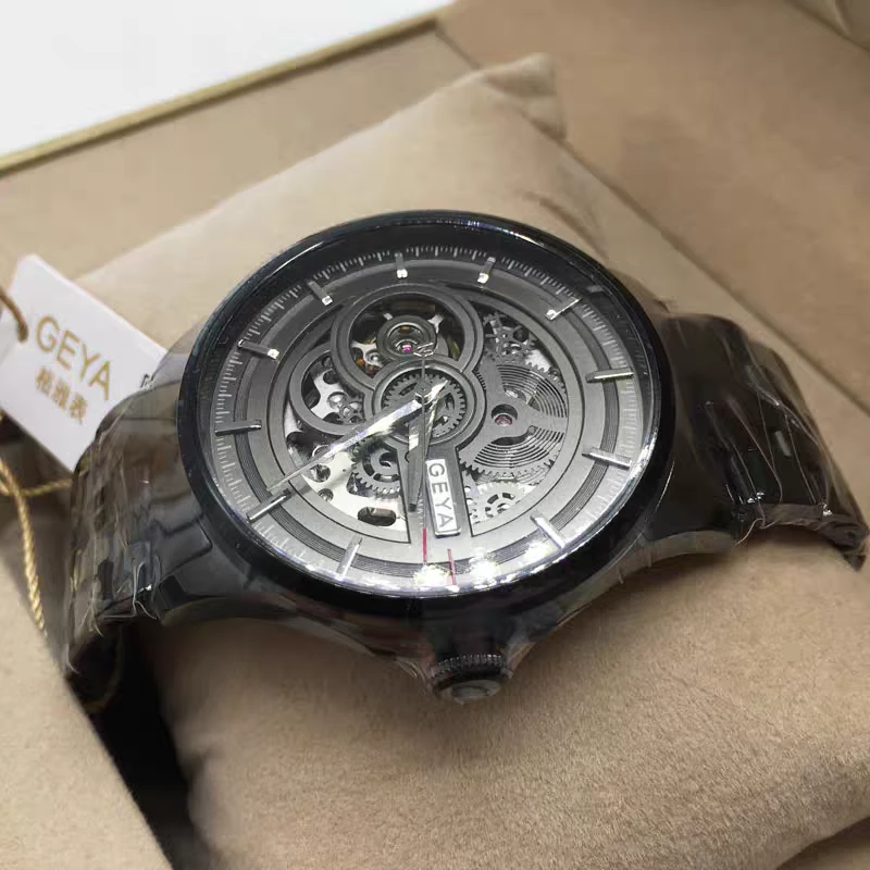 格雅镂空男士全自动机械腕表