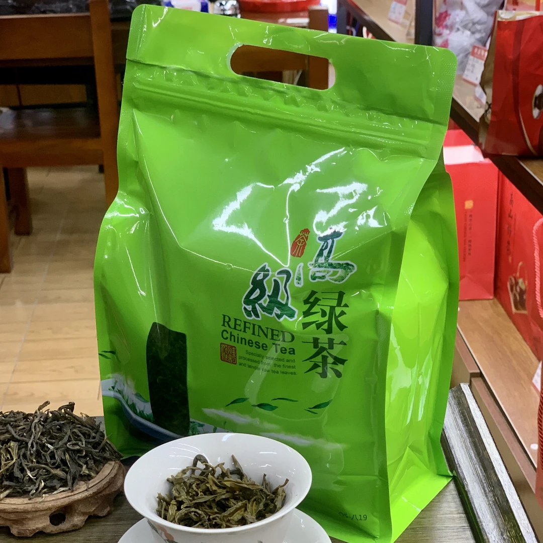 云南高级绿茶大叶种古树绿茶浓香回甘花蜜香袋装500g