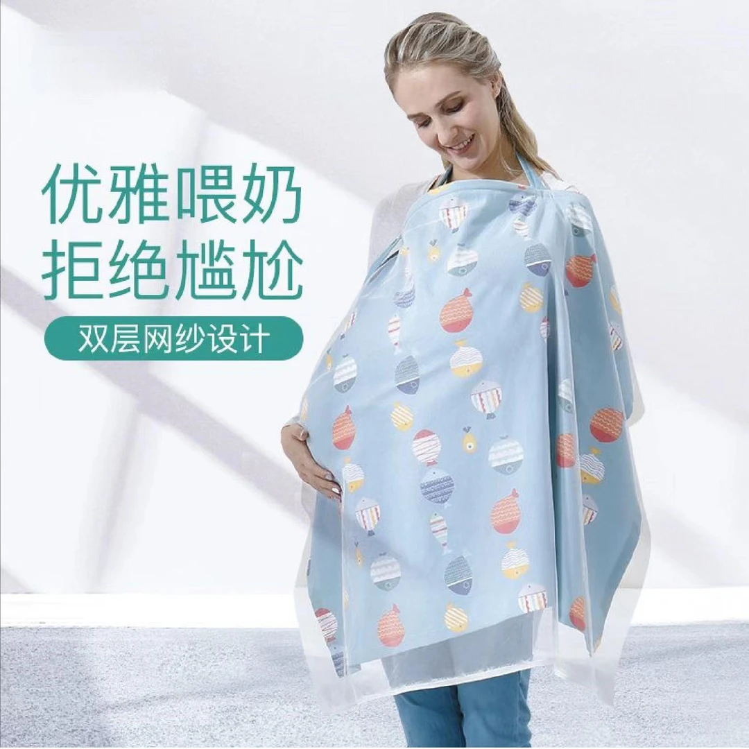 哺乳巾外出喂奶神器遮羞布遮挡衣多功能盖罩辣妈款防走光披肩吊带
