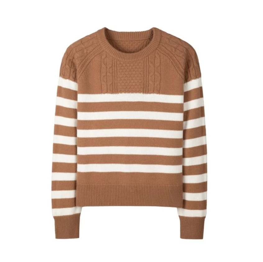 昱殊圆领套头毛衣LDM34070