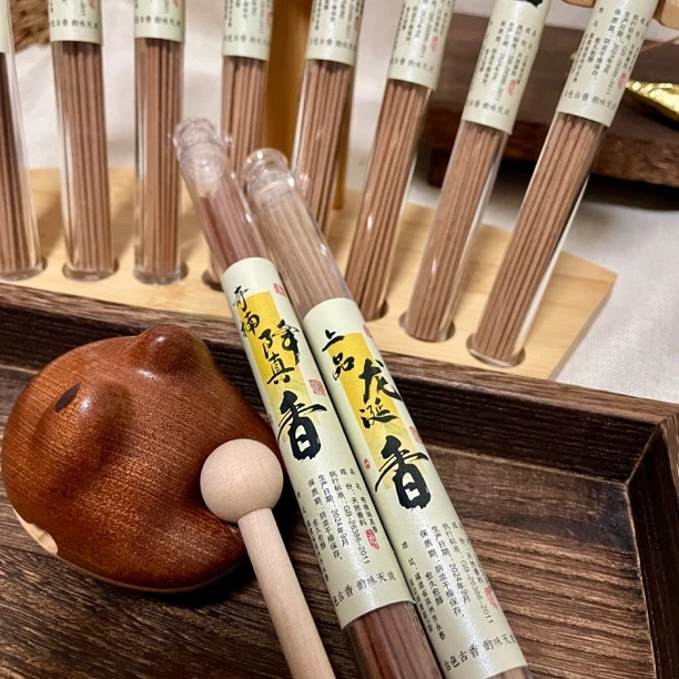 【单支装】精品经典降真鹅梨桂花中式21cm天然线香 沉香檀香香薰