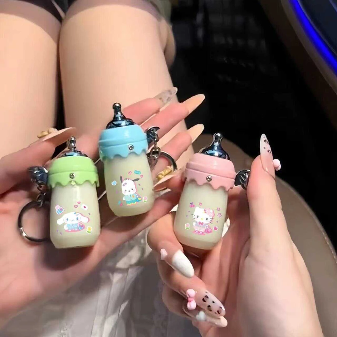 可爱卡通奶瓶打火机奶油系夏季三丽欧kt猫打火机七夕情人节礼物