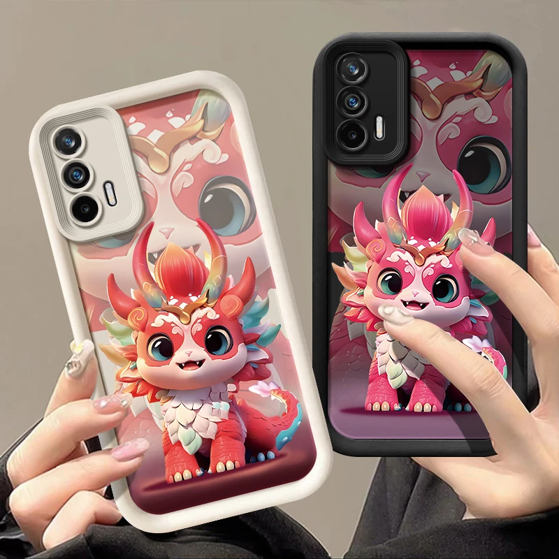 适用realme真我gt手机壳RMX2202软胶软硅胶可爱卡通防摔中国风个