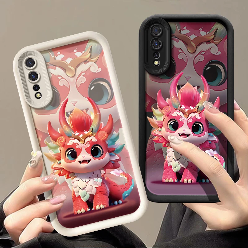适用iqooneo手机壳V1914A中国风软胶硅胶软潮牌软硅胶全包边卡通