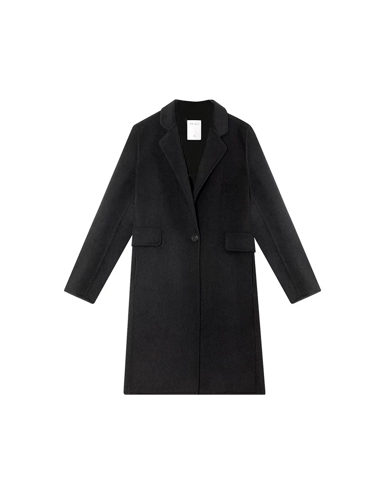 新款韩版大衣收腰气质百搭毛呢