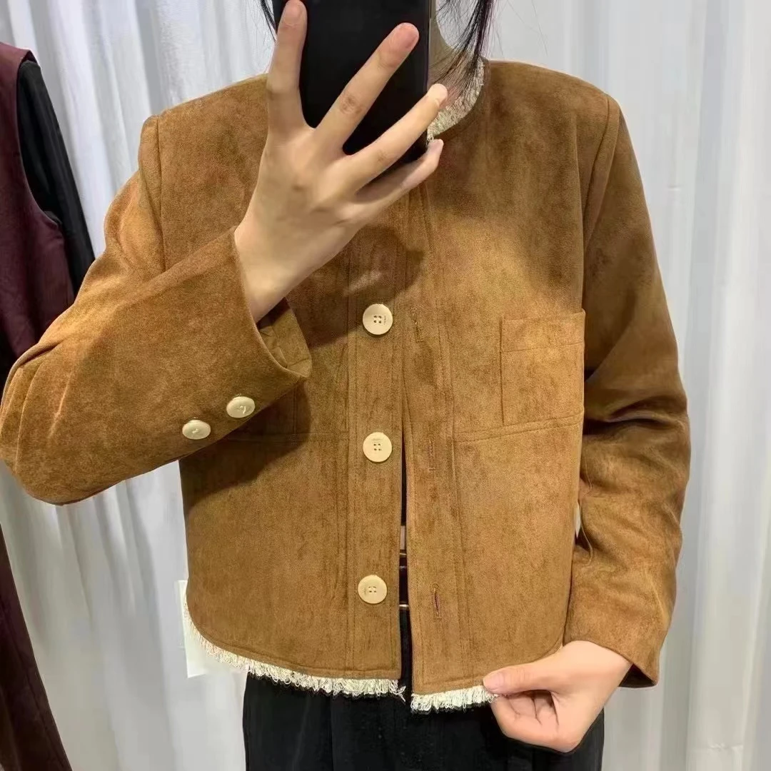 小香风外套女装秋季新品流苏边显瘦气质小香上衣外套