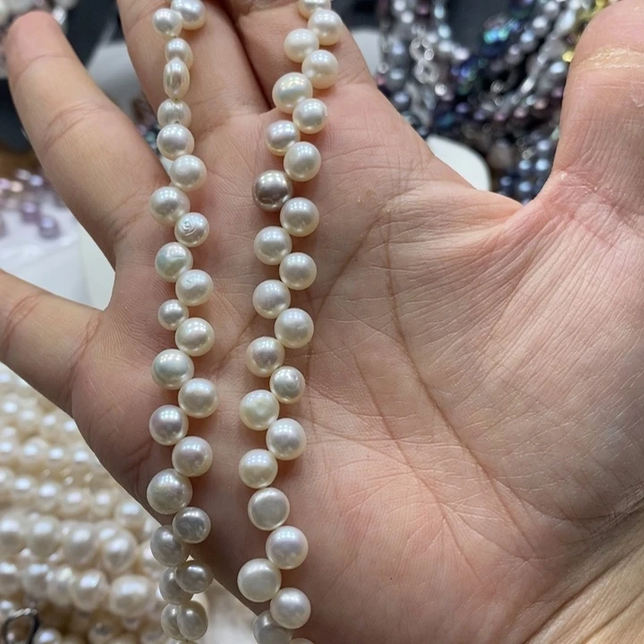 淡水珍珠颈饰未镶嵌摩*?17
