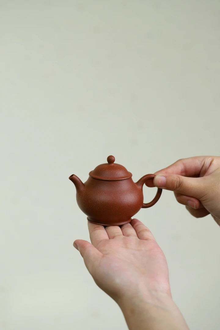 【茗隐】紫砂壶 潘壶 降坡泥 120cc