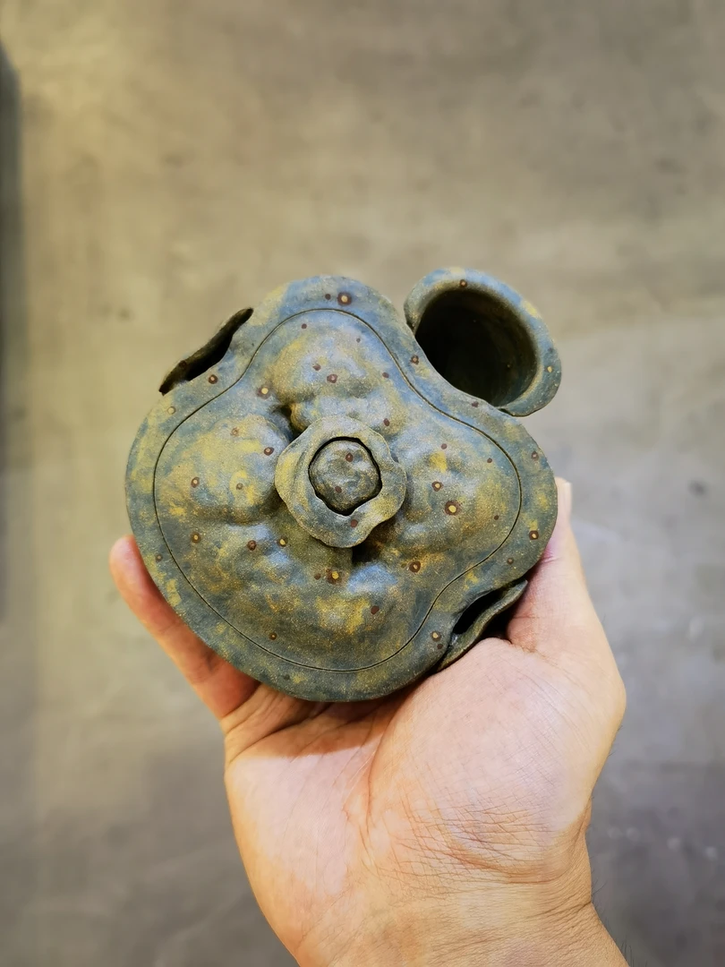 【荆邑砂坊】紫砂壶 殷俊强 天人 段泥 170cc