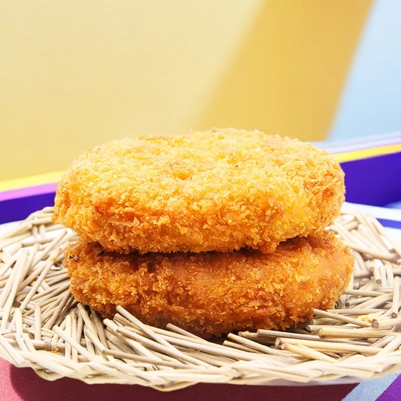 雅食佳牛肉味土豆饼香酥可乐饼日式同款早餐圆薯饼油炸冷冻半成品