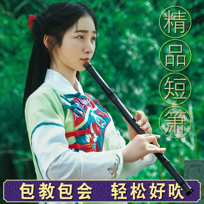 熹风陆扬专业演奏精制紫竹短箫洞箫乐器手工古风专业短萧吹奏民族