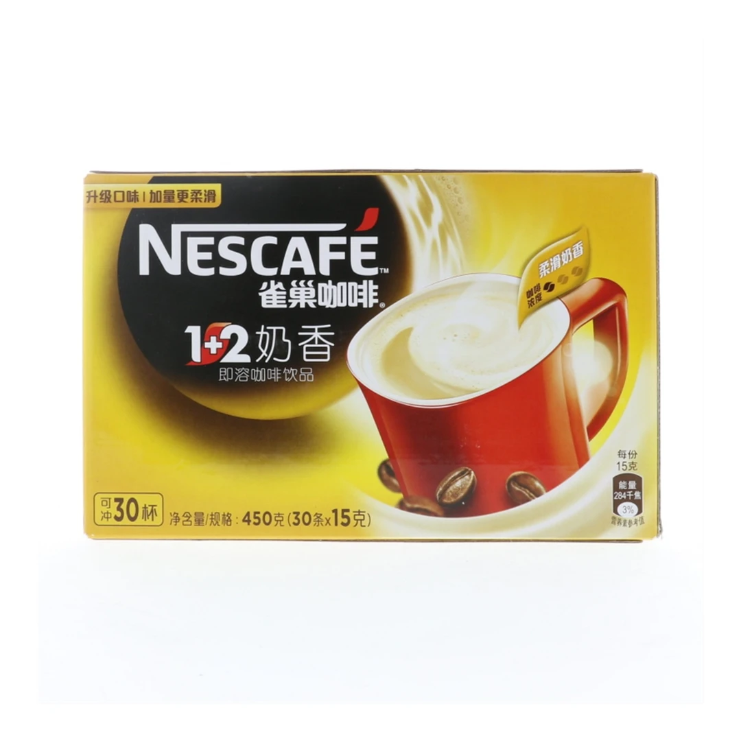 雀巢咖啡1加2奶香味咖啡 450g