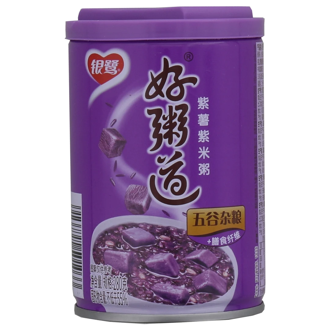 银鹭好粥道紫薯紫米粥280g