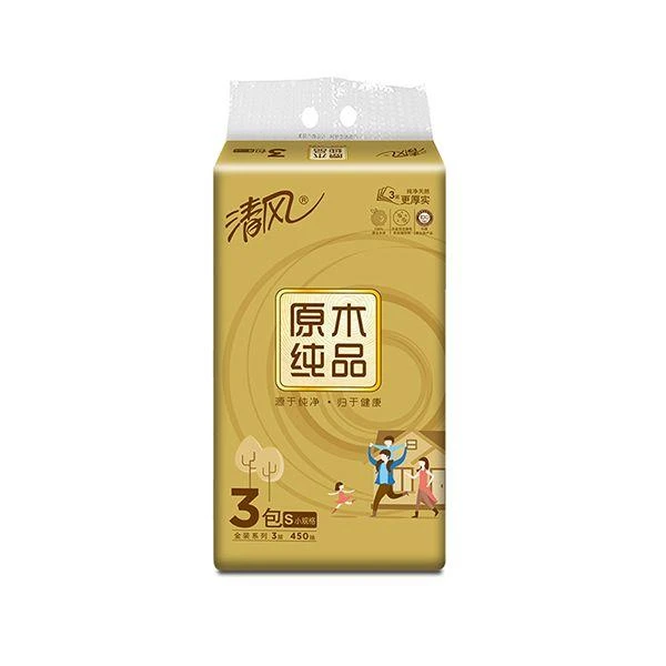 清风软抽面纸3包 S码