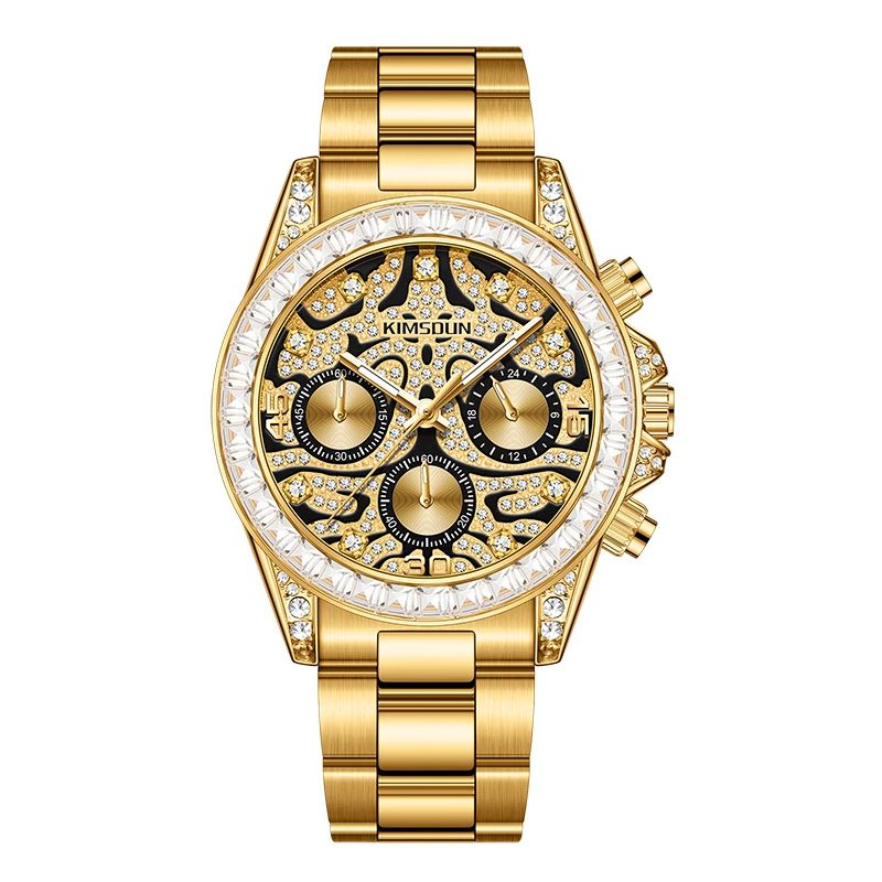 【云仓直发】老虎迪品牌腕表高档时尚百搭多功能奢华男士手表K1834B