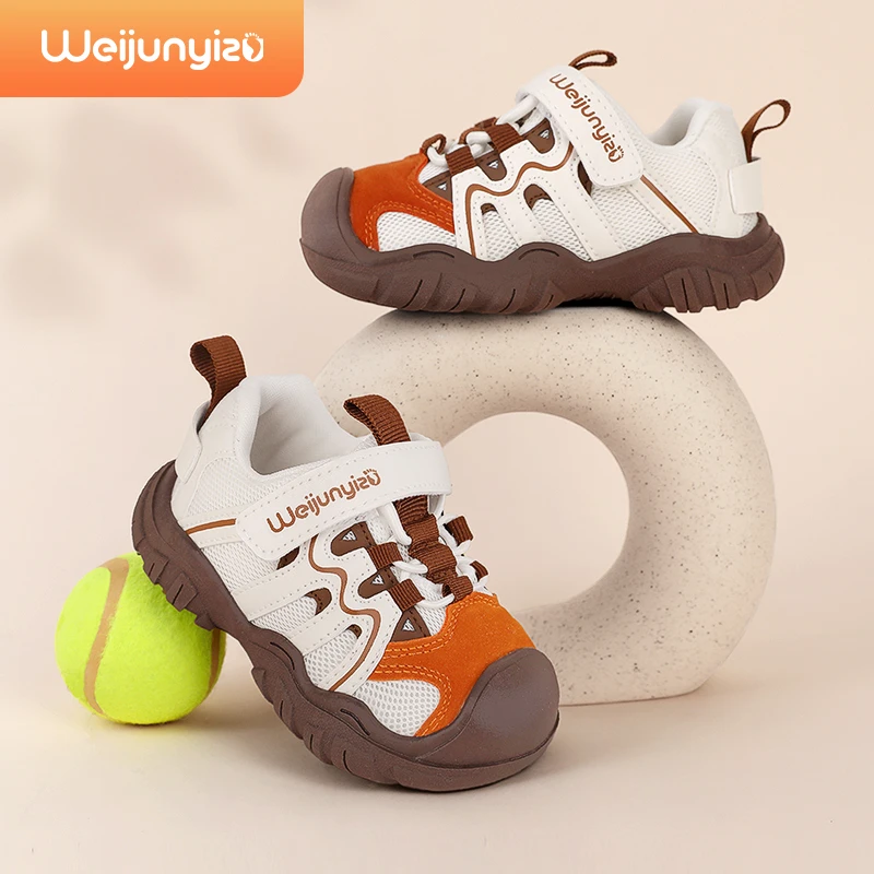 炜俊亿足儿童运动鞋男童鞋子新款宝宝鞋春秋款女童机能休闲小童鞋