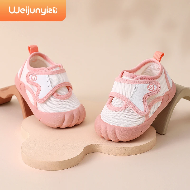 炜俊亿足软底学步鞋女宝宝鞋子春秋款婴儿鞋子室内鞋1一2-3岁幼童