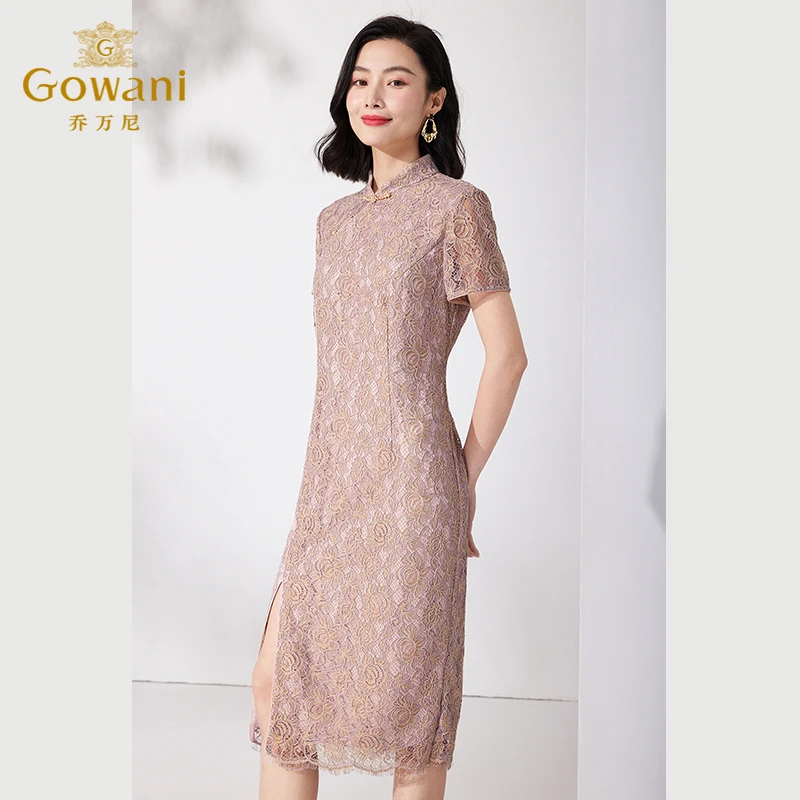 乔万尼夏季裙高端气质2024新款改良修身显瘦时尚连衣裙ET2E256107