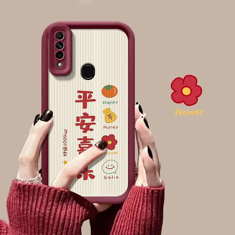 平安喜乐适用OPPOA8手机壳PDBM00简约液态硅胶全包边新款保护套男