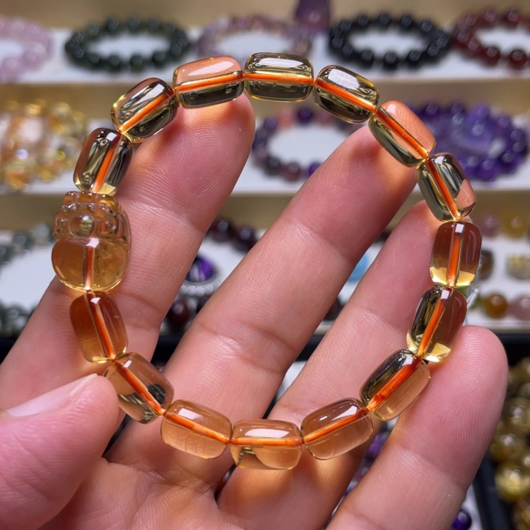 【闪购商品】水晶手链未镶嵌黄水晶手链