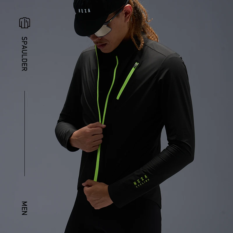 NEZA「廉.鹤帔」男款双向机能防风骑行服冬款防泼水外套