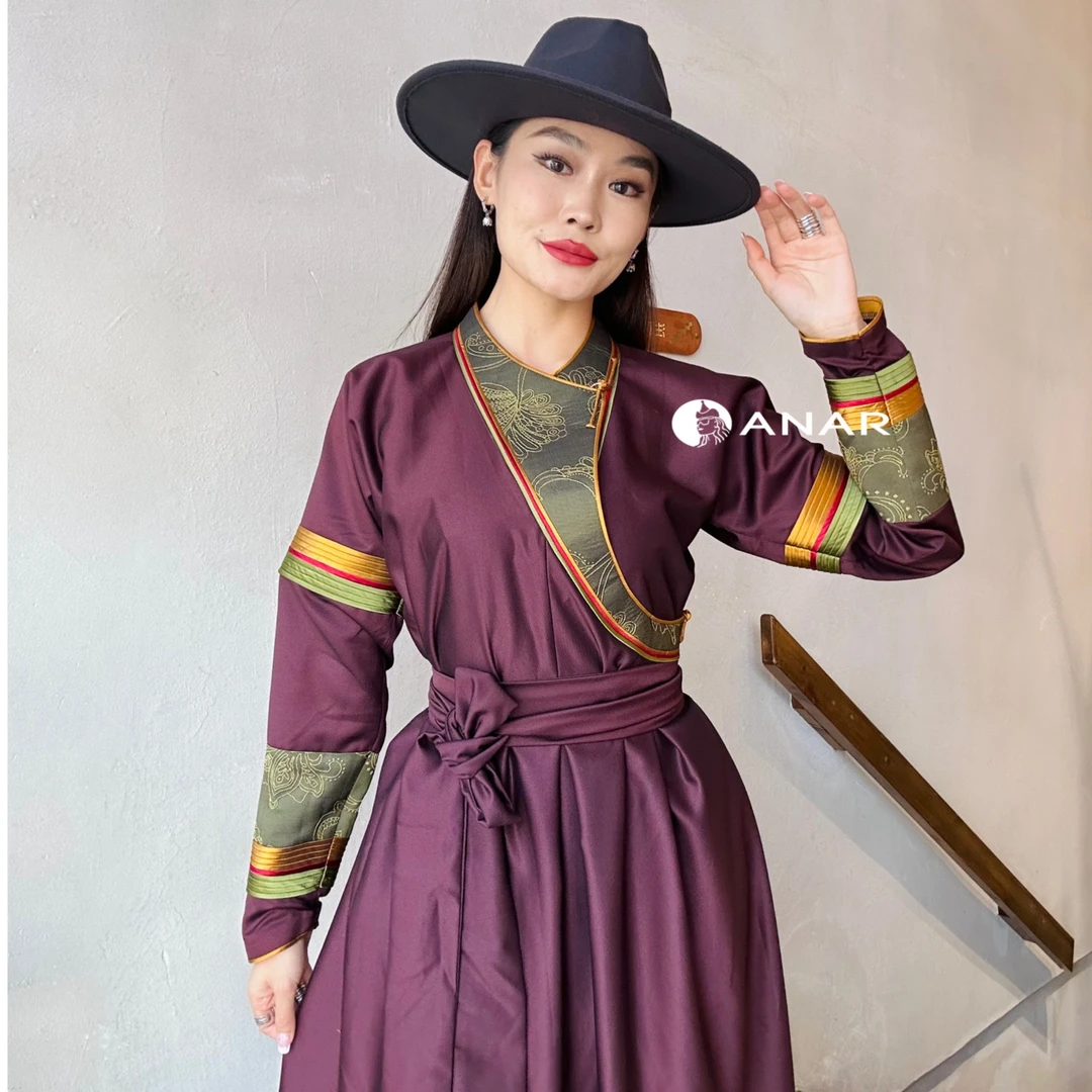 ANAR原创时尚潮流百搭袍子蒙古袍民族风传统