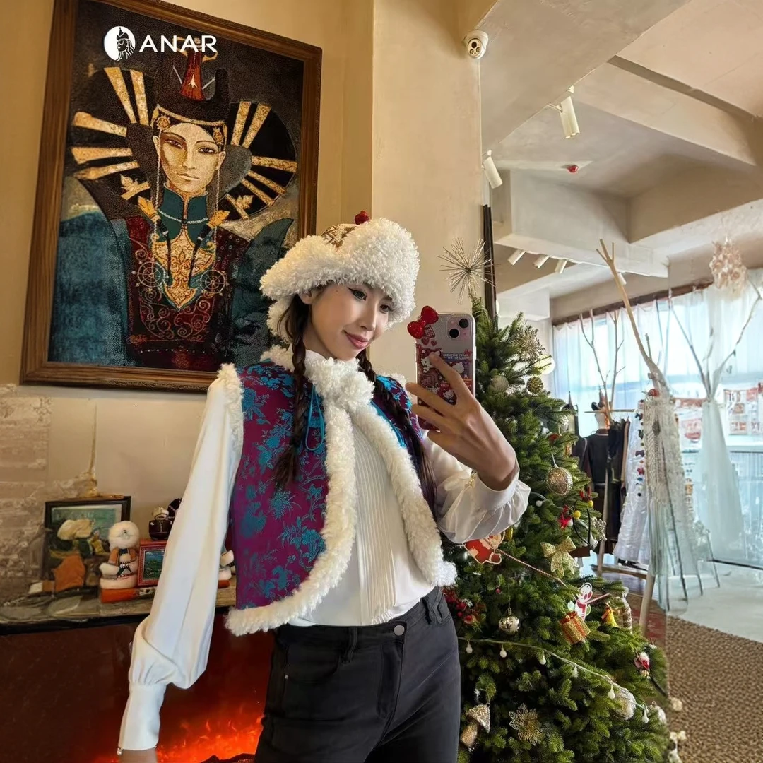 ANAR原创设计【贴心小马甲】潮流民族风传统蒙古族元素