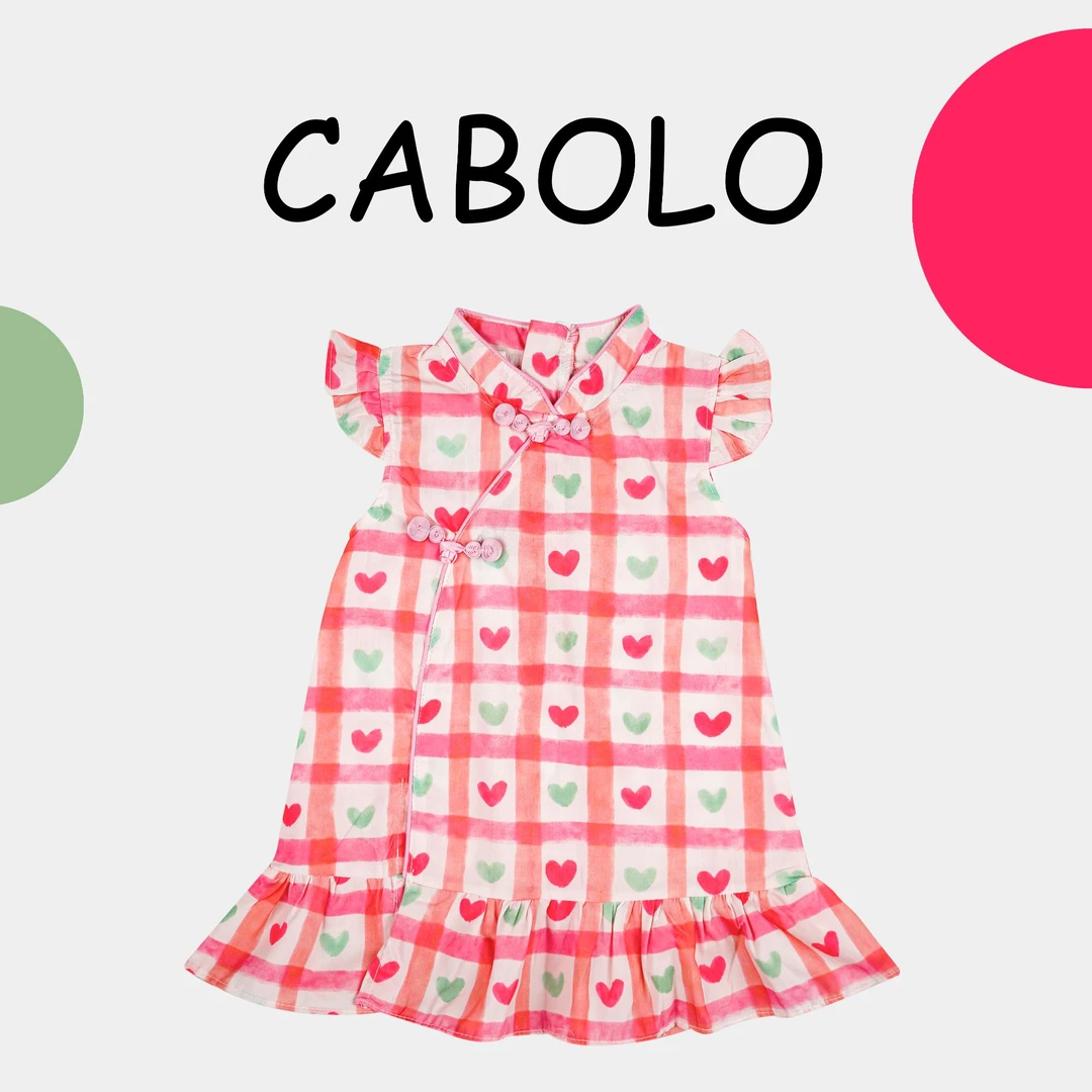 【卡宝乐】2024新款女童夏季格子洋气甜美连衣裙