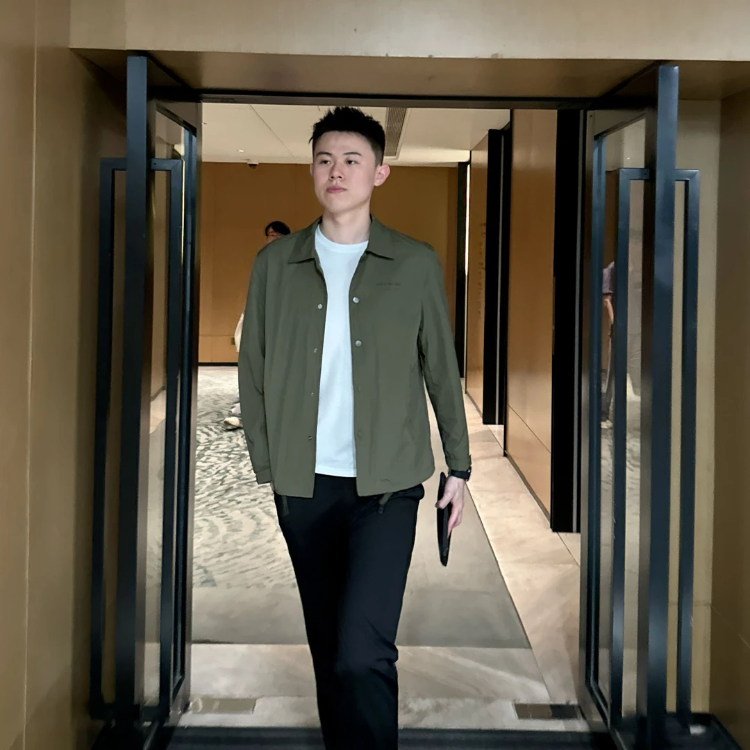 【bing哥哥】行政商务男士纯色夹克净版春秋新款