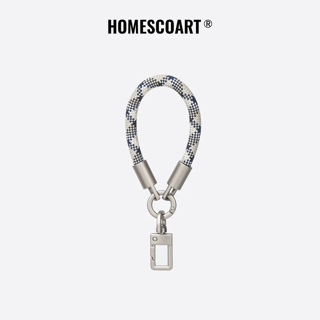 HOME SCOART高级汽车钥匙扣短款手机挂绳MINI多功能手机绳含挂片