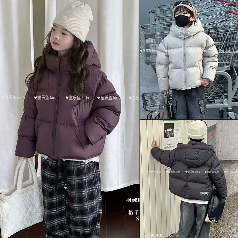 【90%白鸭绒】K1066百搭基础款面包服羽绒服