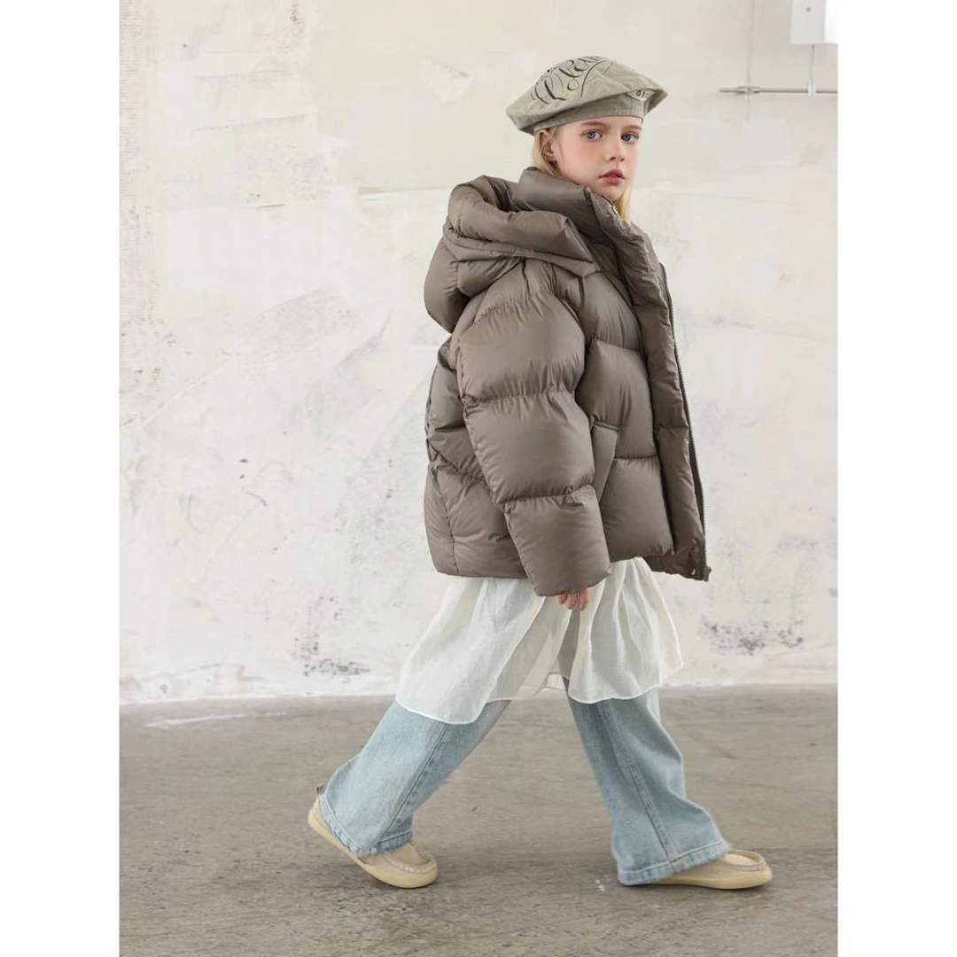 M2749【90%白鸭绒】儿童软壳泡芙羽绒服[60031]