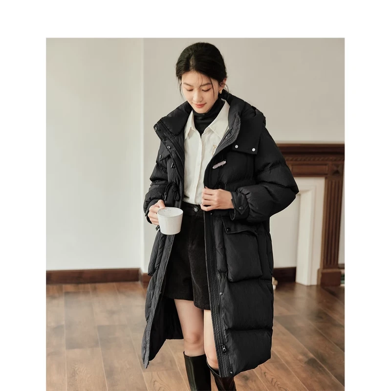 茵曼冬季女羽绒服爆款百搭时尚舒适休闲简约实用