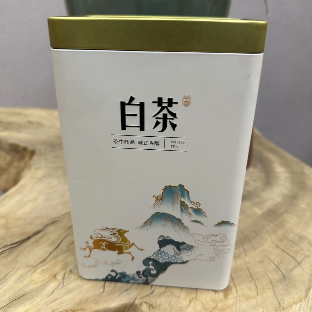 汤承一叶2019年白露龙珠 福鼎白茶罐装500g