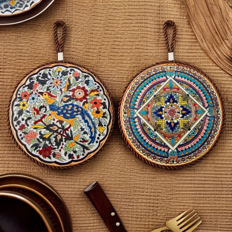 隔热锅垫耐高温陶瓷隔热家用碗垫砂锅垫餐盘垫防烫锅垫防滑收纳