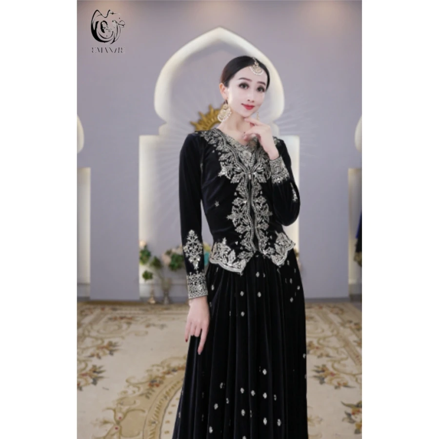 依曼之舞W2611刺绣马甲服装民族显瘦气质修身百搭新疆舞广场舞服