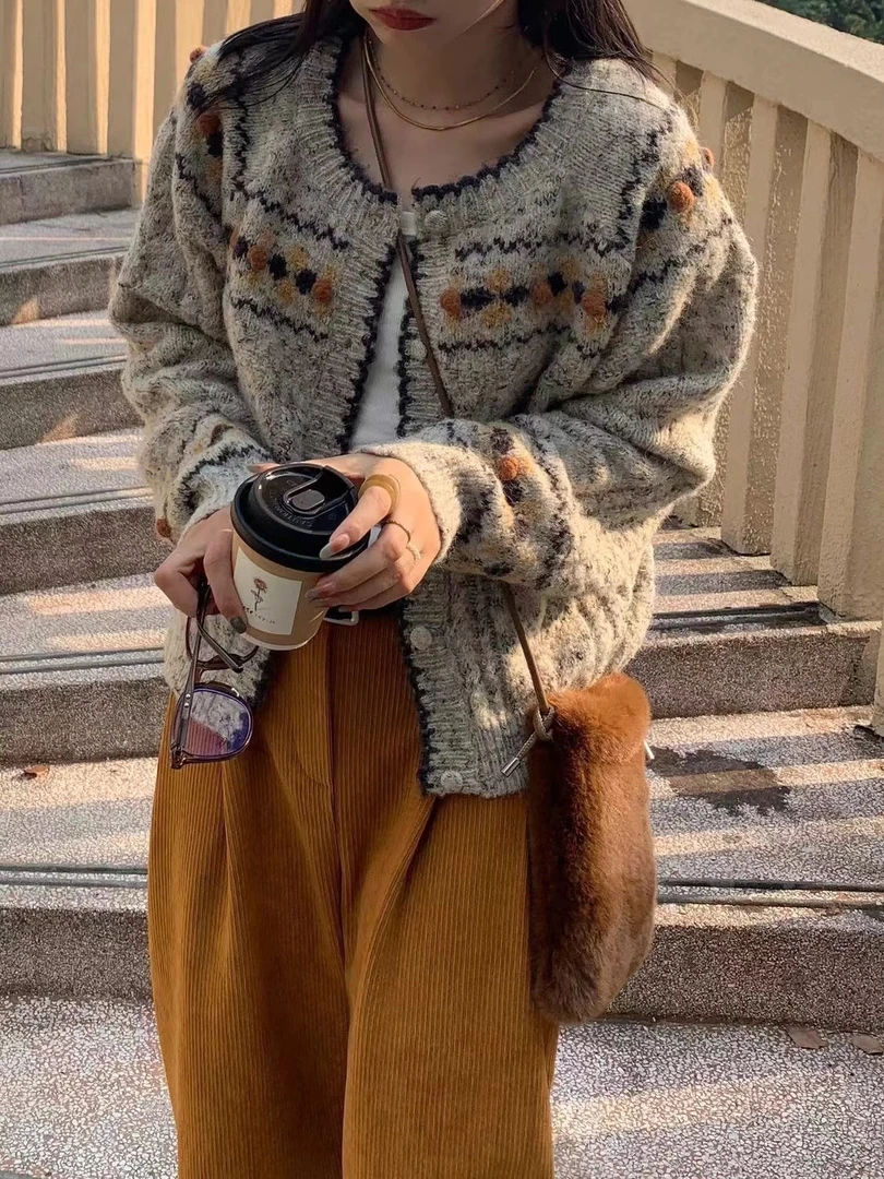 【39-59-69】2024新款女装毛衣慵懒风