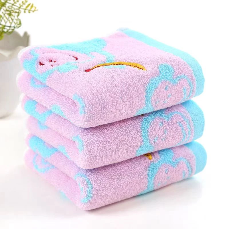 6条高端纯棉方巾柔软可爱成人家用学生速干吸水加厚棉柔吸水方巾