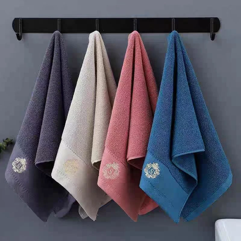 5条纯棉高端毛巾柔软家用洗脸速干纯色加厚亲肤成人简约吸水素色