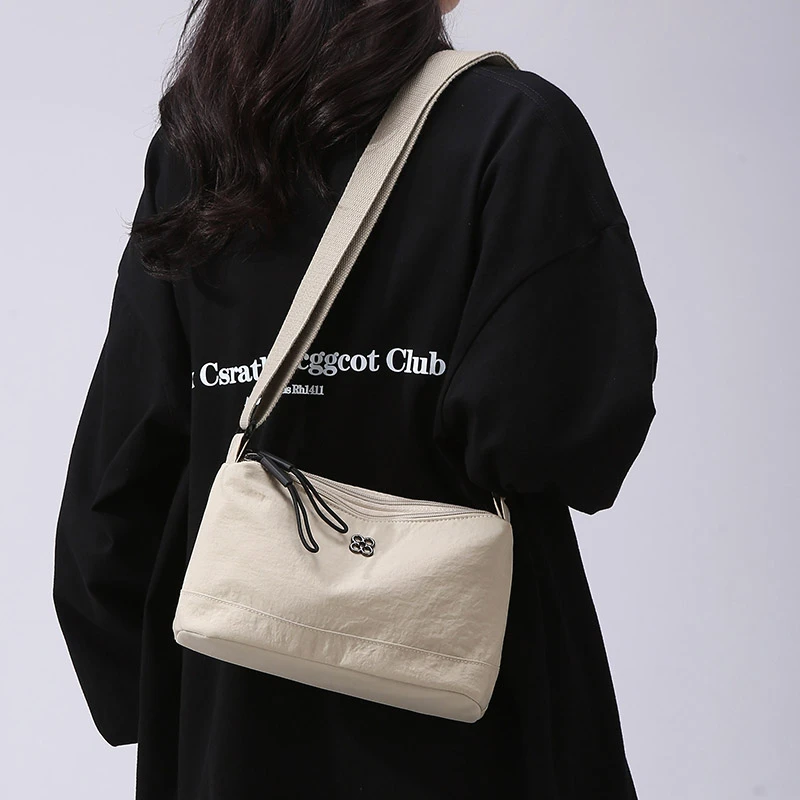 时尚简约夏季女百搭斜挎包小众ins单肩包2025百搭新款超火包包女